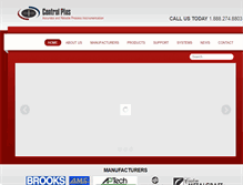 Tablet Screenshot of controlplusinc.com